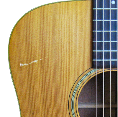 Acoustic Guitar Finish Chip Repair