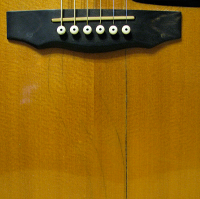 Acoustic Guitar Crack Repair