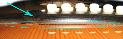 Loose Martin D-28 Guitar Bridge Pulling Away From Body