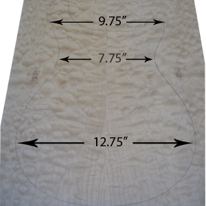 PRS Semi-Hollow Body Measurements