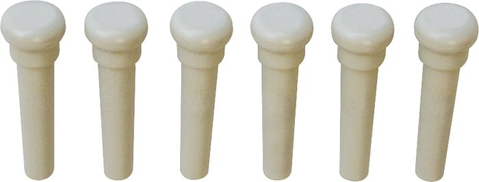 Graph Tech Tusq Ivory Acoustic Guitar Bridge Pins White No Dot