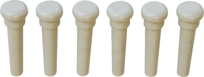 Graph Tech Tusq Ivory Acoustic Guitar Bridge Pins White No Dot