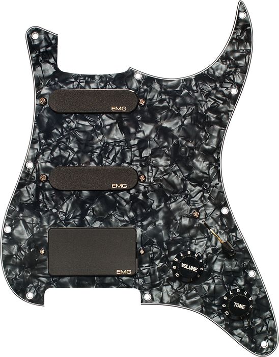 EMG EMG-SL20 Steve Lukather Prewired Pickguard/Pickup Set Black