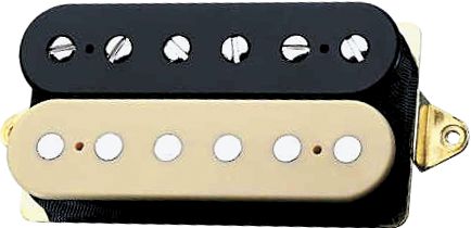 DiMarzio DP211/DP212 EJ Custom F-Spaced Pickup Black & Creme Bridge