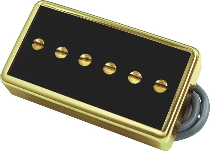 Gibson P94T Humbucker Sized P90 Bridge Pickup Black Chrome Cover