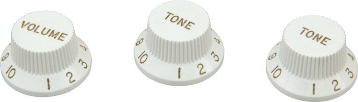 DiMarzio Strat Replacement Knob Set White