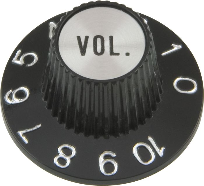 Fender 72 Telecaster Skirted Black Tone Knob