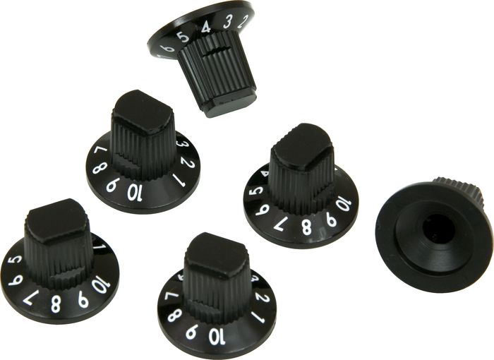 Fender Roc Pro Skirted Amp Knob Set 6-Pack