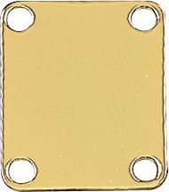 Fender 4 Screw Neck Plate Gold