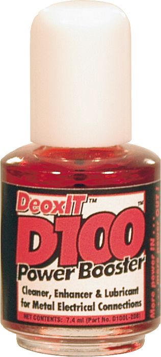CAIG DeOxIT D100 Power Booster Metal Electric Connection Cleaner, Enhancer, and Lubricant