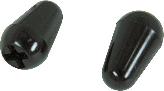 Fender Original Stratocaster Black Switch Tips (2)