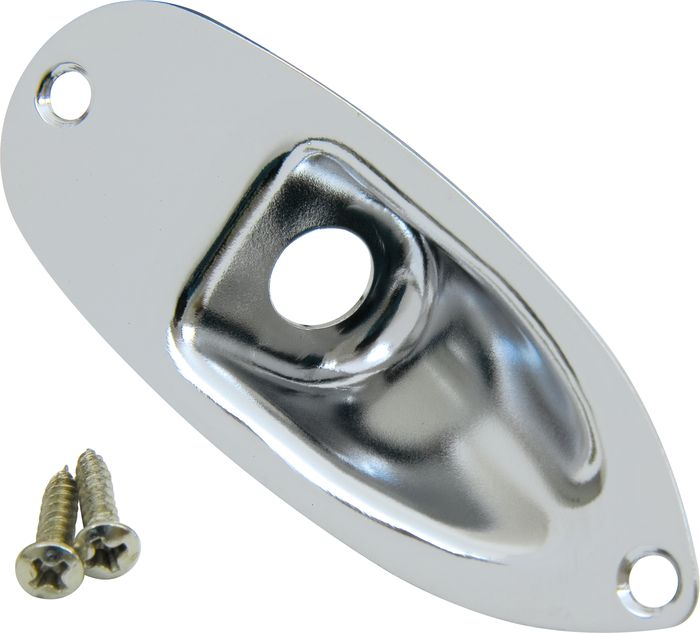 DiMarzio Strat Style Jack Plate Chrome