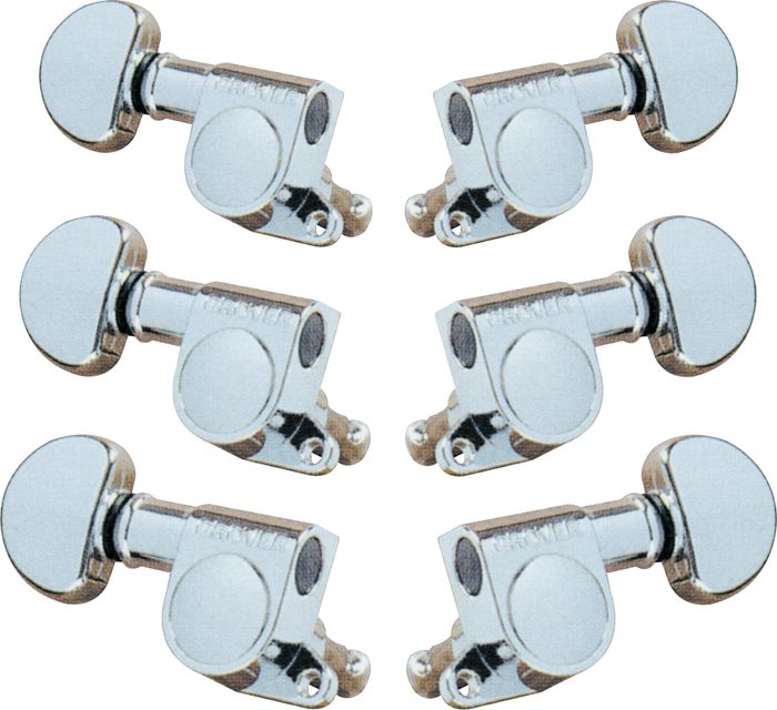 Grover-Trophy 205C 3-Per-Side Mini Tuners Chrome