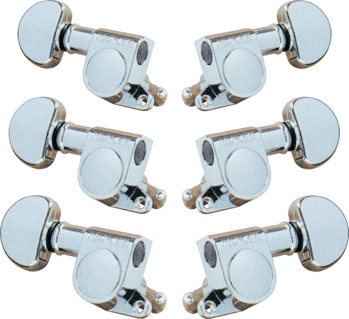 Grover-Trophy 205C 3-Per-Side Mini Tuners Chrome