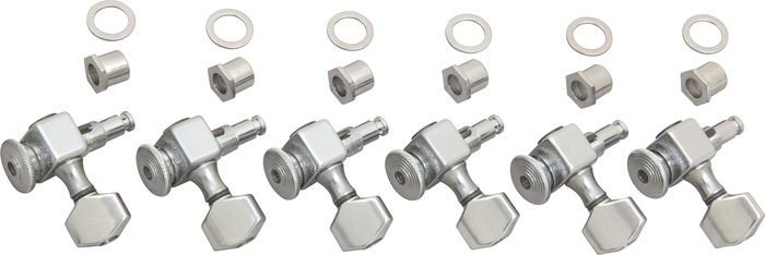 Sperzel 6-In-Line Non-Graduated Tuners Chrome