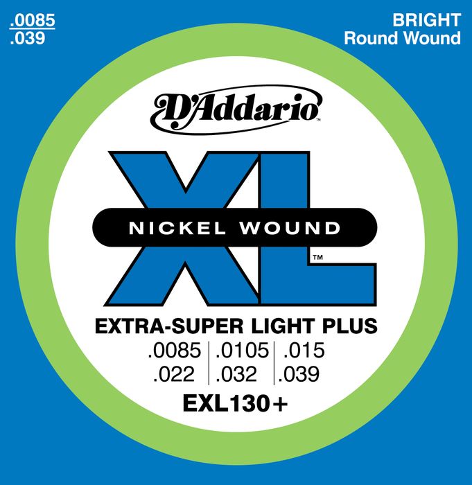 D'Addario EXL130+ Nickel XL Electric Guitar Strings