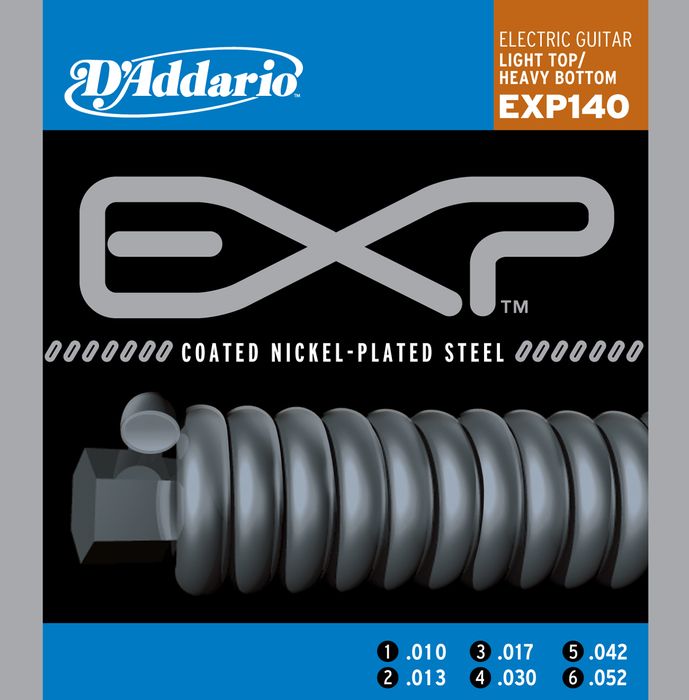 D'Addario EXP140 Coated Electric Light Top/Heavy Bottom Guitar Strings