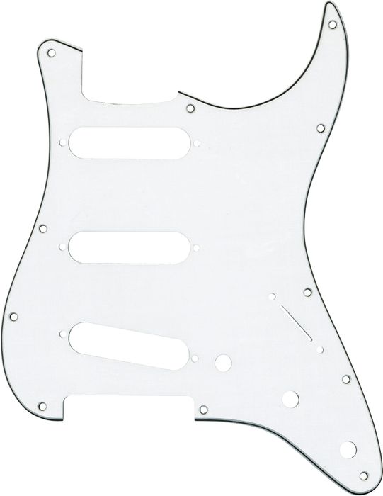 Fender American Standard Strat 11-Hole Pickguard White