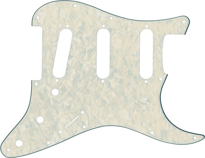 Fender American Standard Strat Pickguard 11 Hole White Pearl