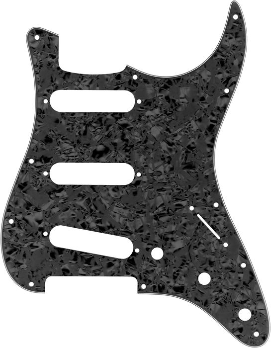 Fender American Standard Strat Pickguard 11 Hole Black Pearl