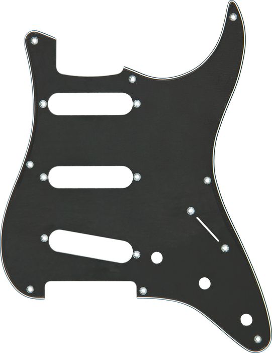 Fender 8-hole '57 Strat Pickguard Black