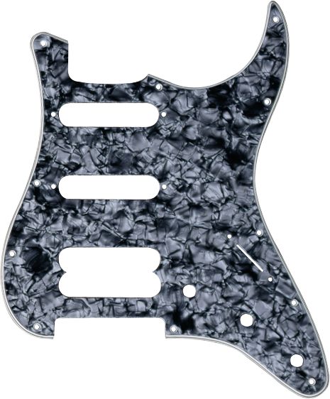 Fender American Standard Strat Pickguard 11 Hole 1HB/2SC Black Pearl