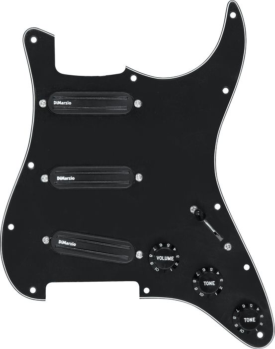 DiMarzio Billy Corgan Prewired Pickguard White