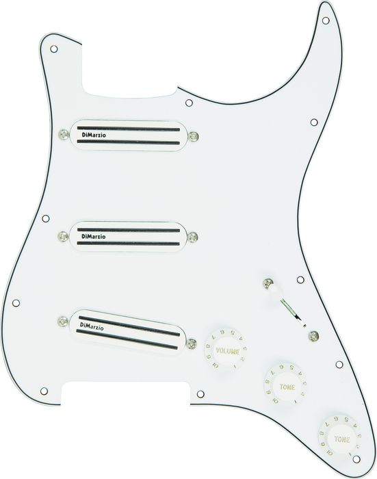 DiMarzio FG2108 Fast Track Prewired Pickguard Black