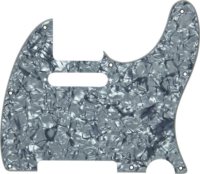 4 Ply White Pearl Electric Guitar Pickguard for Fender Telecaster 5 Hole Style 