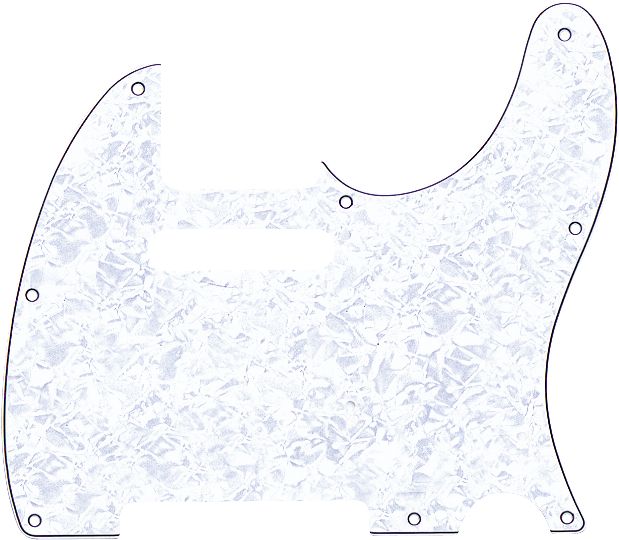 Fender Telecaster Pickguard White Pearl
