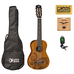 luna-tattoo-baritone-ukulele-bundle