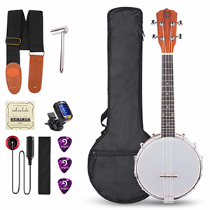 vangoa-4-string-concert-banjo-uke-pack